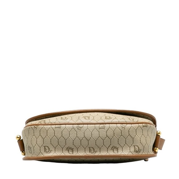 Dior Crossbody Shoulder Bag Leather Gray - Picture 3 of 10